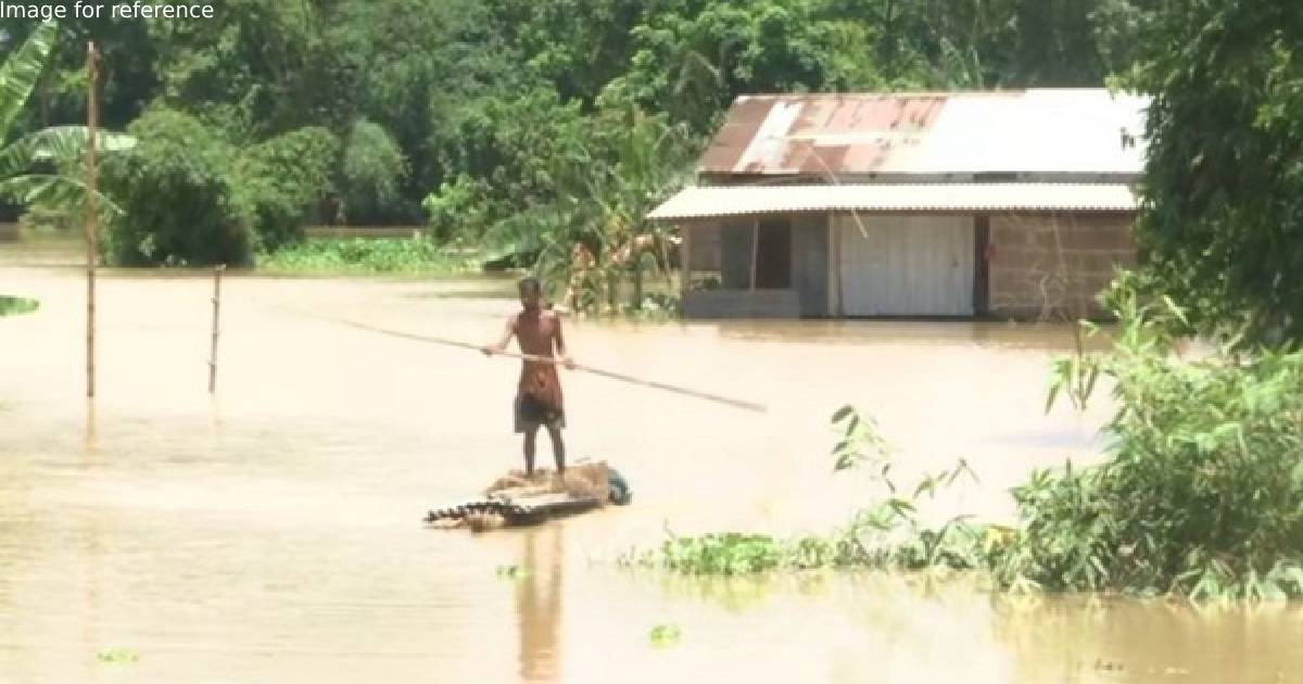 CM Himanta Biswa Sarma visits flood-affected areas in Assam